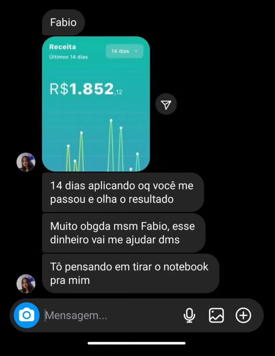 Depoimento de aluno 1
